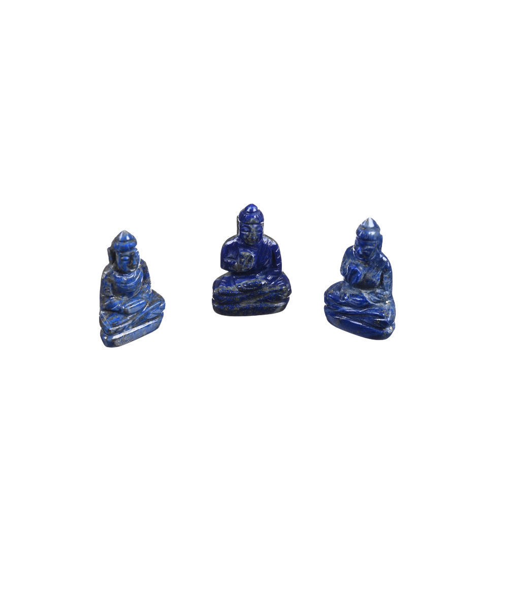 Photo de bouddhas en lapis lazuli