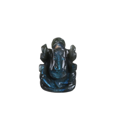 Photo d'un ganesh en labradorite