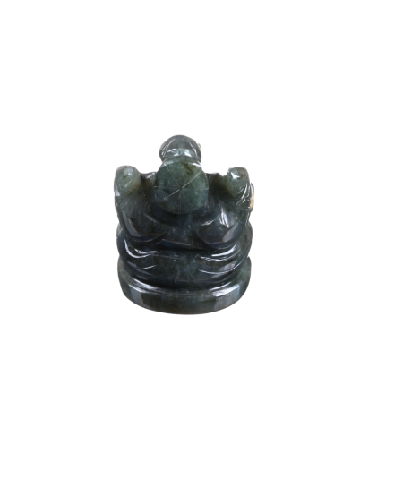 Photo d'un ganesh en labradorite