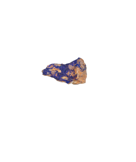 Photo d'une azurite sur roche