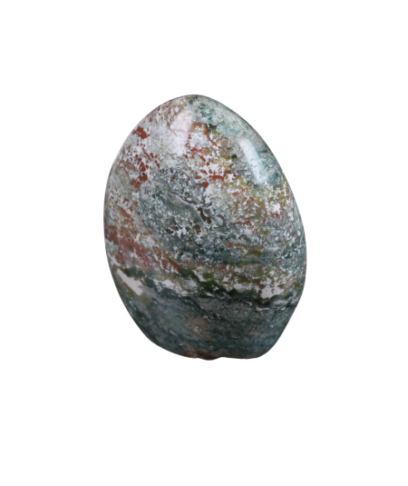 Image d'une forme libre en jaspe océan (orbiculaire)