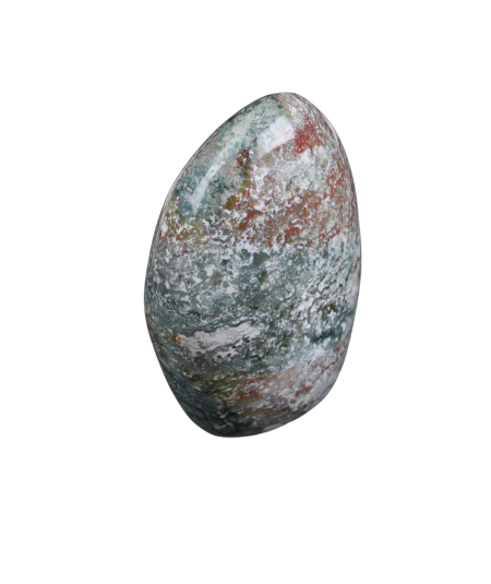 Image d'une forme libre en jaspe océan (orbiculaire)