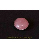 Cabochon - Quartz rose clipsable 