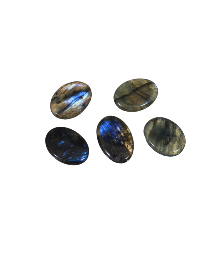 Photo de galets de labradorite