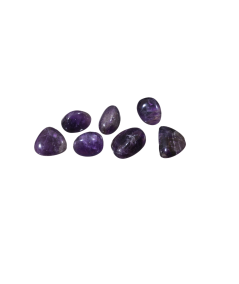 Photo de pierres roulées en améthyste