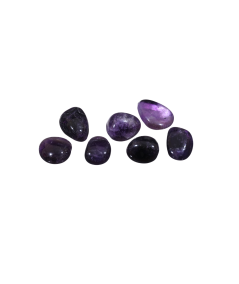 Photo de pierres roulées en améthyste