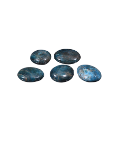 Image de galets en apatite bleue