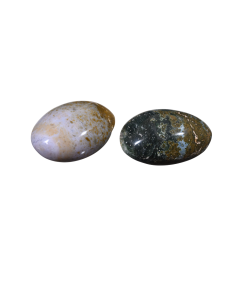 Photo de galets en jaspe ocean