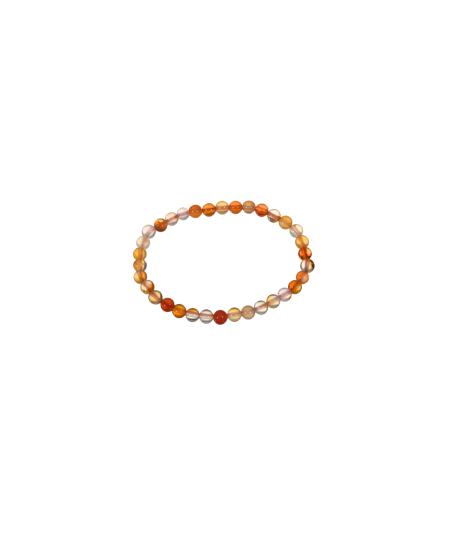 Cornaline - Bracelet Boules - Taille Enfant