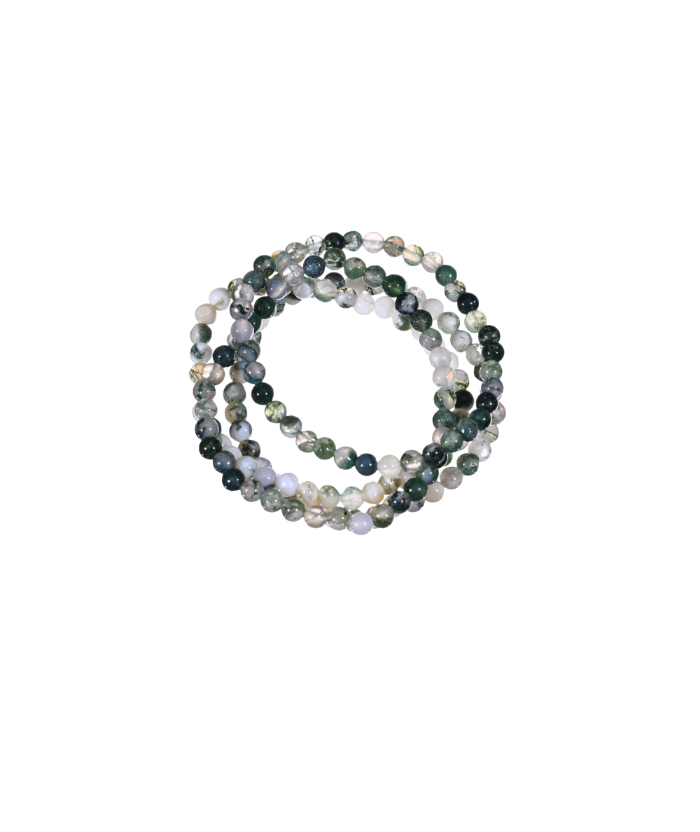 Image de bracelets en agate mousse