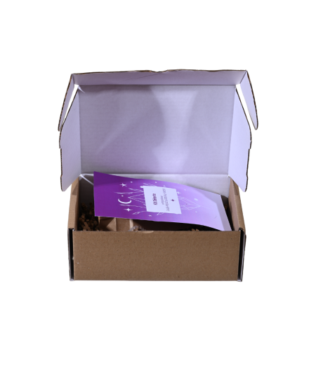 Image du coffret tisane et pierres "détente et apaisement émotionnel"