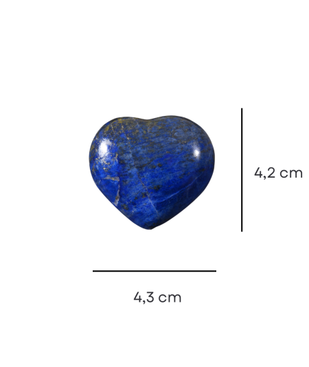 image d'un coeur en lapis lazuli