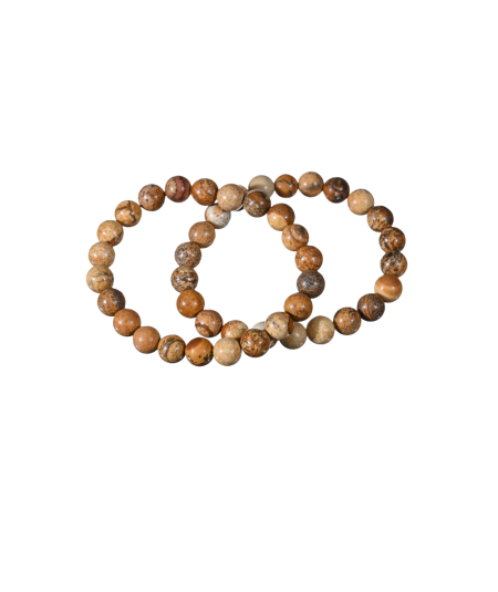 Photo d'un bracelet en jaspe paysage