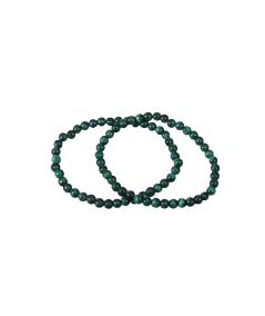 Image d'un bracelet boules en malachite