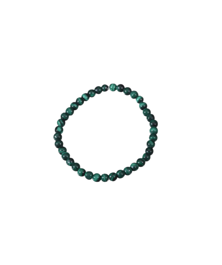 Image d'un bracelet boules en malachite