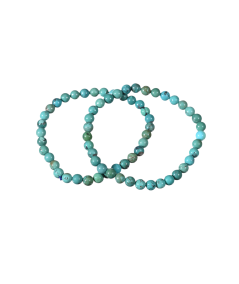 Image d'un bracelet boules en turquoise du tibet