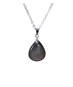 Image d'une pendentif en obsidienne oeil céleste