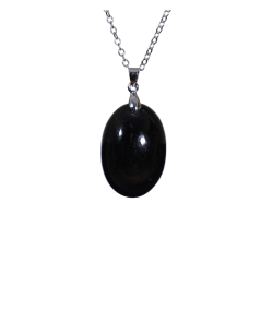 image d'un pendentif en obsidienne noire