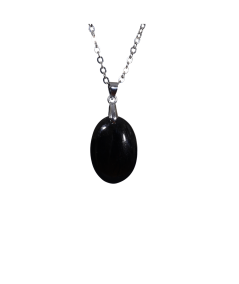 Image d'un pendentif en spinelle noire