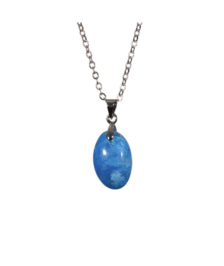 Image d'un pendentif en apatite bleue