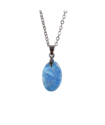 Image d'un pendentif en apatite bleue