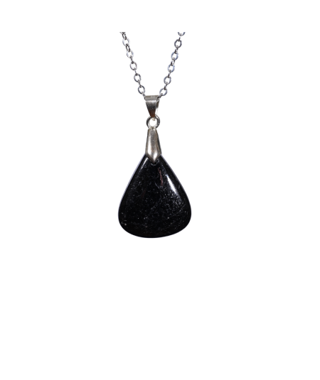 Image d'un pendentif en tourmaline noire