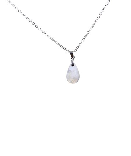 Pierre de Lune Blanche - Pendentif Bélière