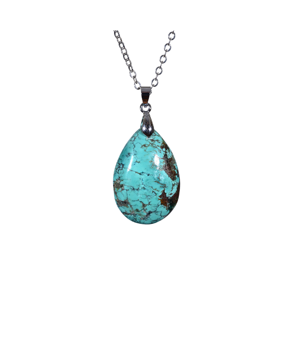 Image d'un pendentif en turquoise d'iran