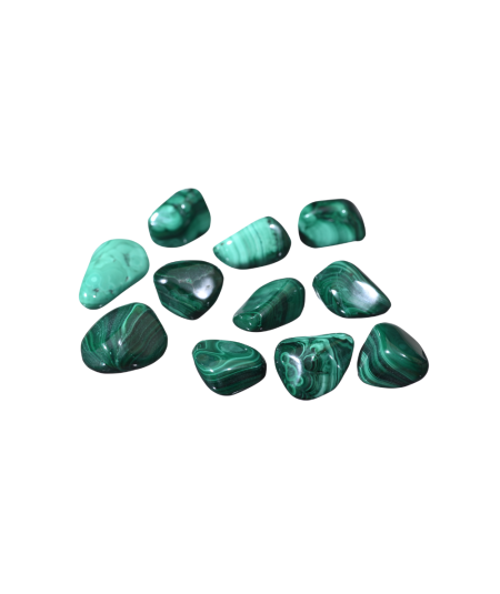 image de pierres roulées de malachite