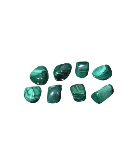 image de pierres roulées de malachite