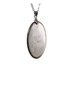 Image d'un pendentif bélière en obsidienne dorée