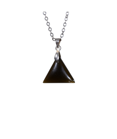 Image d'un pendentif bélière en obsidienne dorée