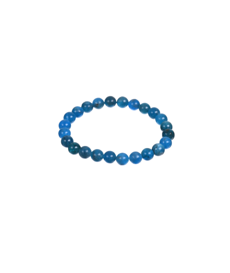 photo de bracelets en apatite bleu