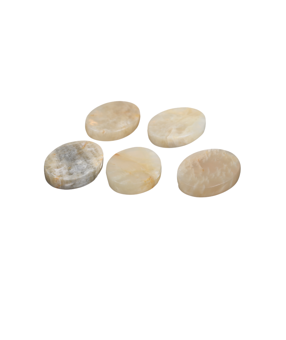 Image de galets en pierre de lune