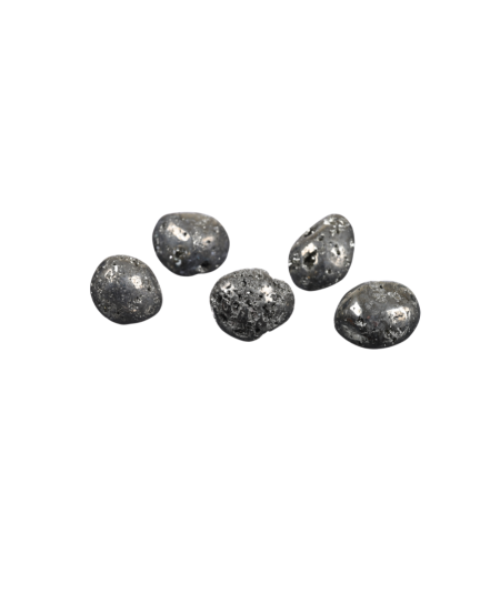 Image de pierres roulées en pyrite de fer