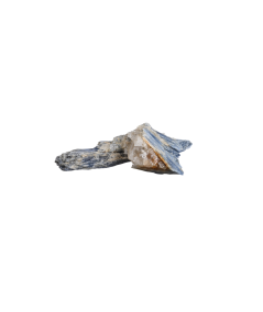 Image d'une pierre brute en cyanite bleue