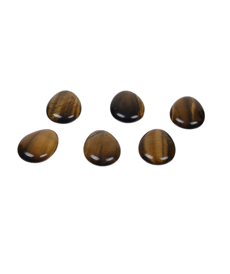 Image de pendentifs en pierre percée en oeil de tigre