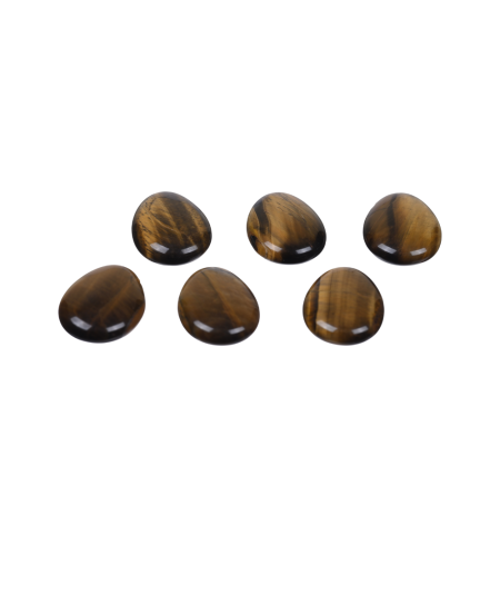 Image de pendentifs en pierre percée en oeil de tigre