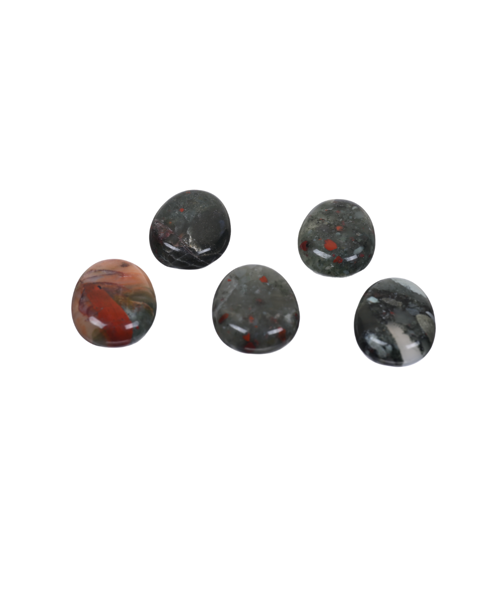 Image de pendentifs en pierre percée en héliotrope (jaspe sanguin)