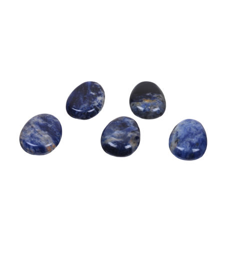 Image de pendentifs en pierre percée en sodalite