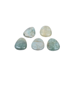 Image de pendentifs en pierre percée en aigue marine