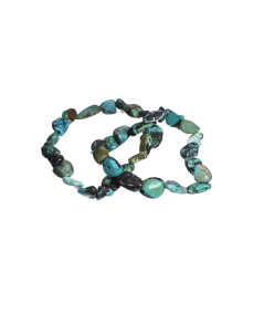 Image d'un bracelet pierres roulées en turquoise