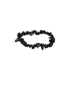 Image d'un bracelet ships en obsidienne noire