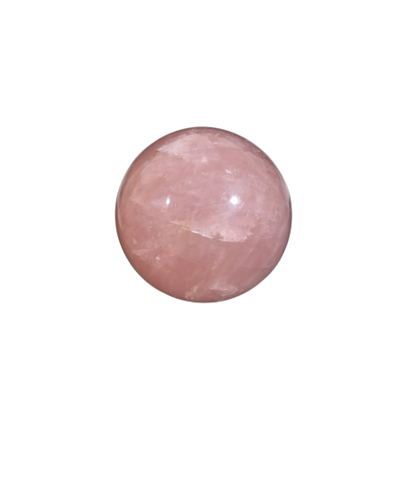 Image d'une sphère en quartz rose