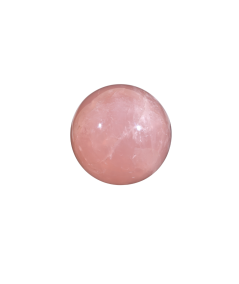Image d'une sphère en quartz rose
