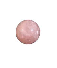 Image d'une sphère en quartz rose