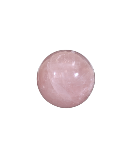 Image d'une sphère en quartz rose