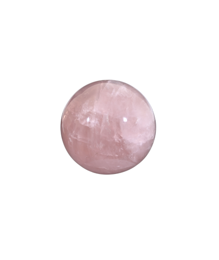 Image d'une sphère en quartz rose