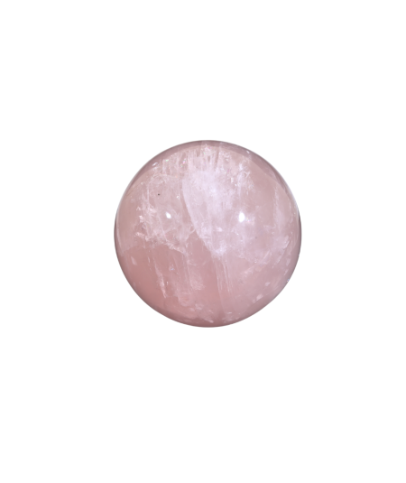 Image d'une sphère en quartz rose