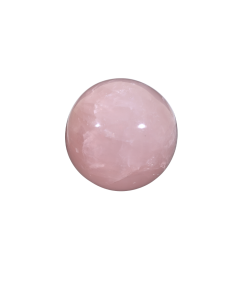 Image d'une sphère en quartz rose